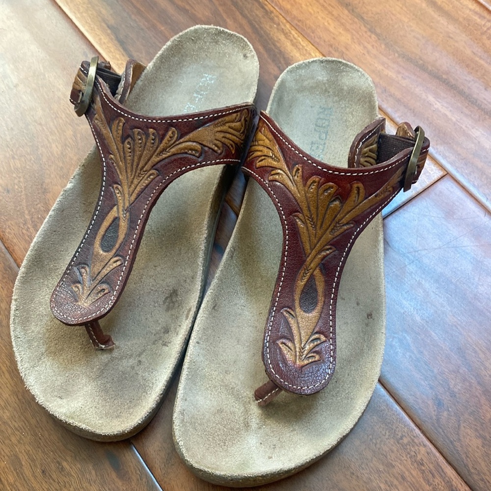 Roper Leather Sandals Women’s Size 9